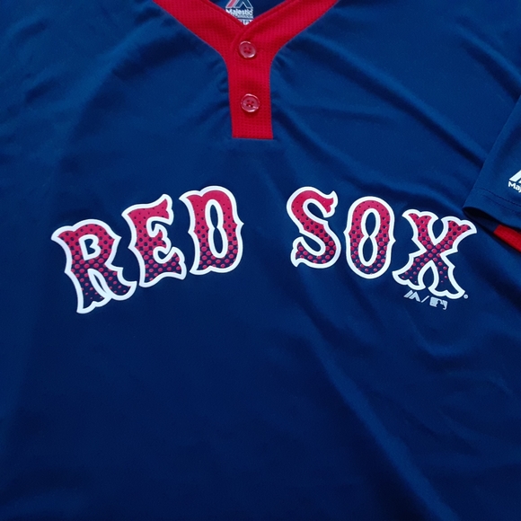 RED SOX JERSEY by Majestic Cool Base 100% Polyester XL - Picture 3 of 7